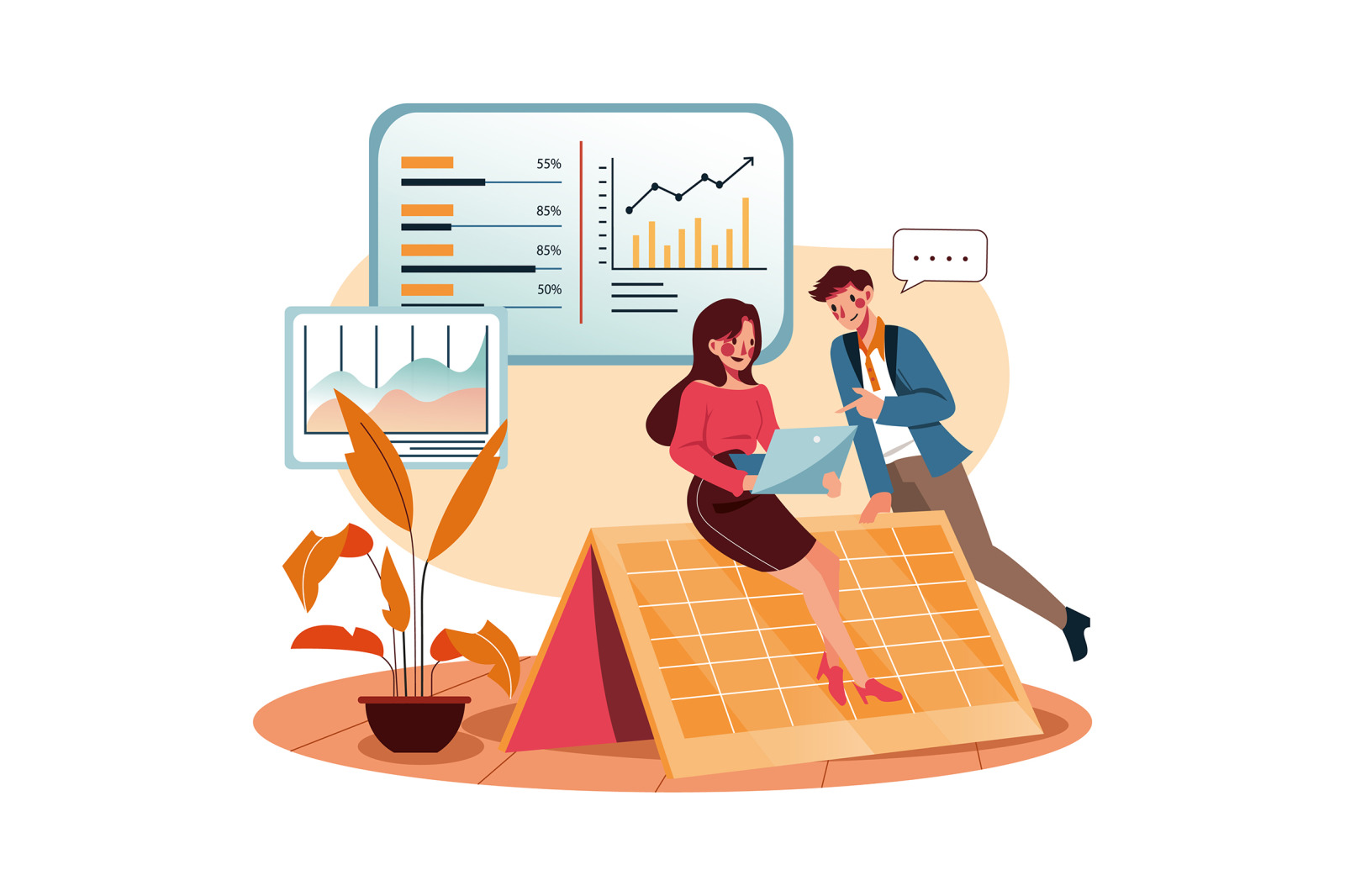 M277_Teamwork Illustrations M277_Teamwork Illustrations