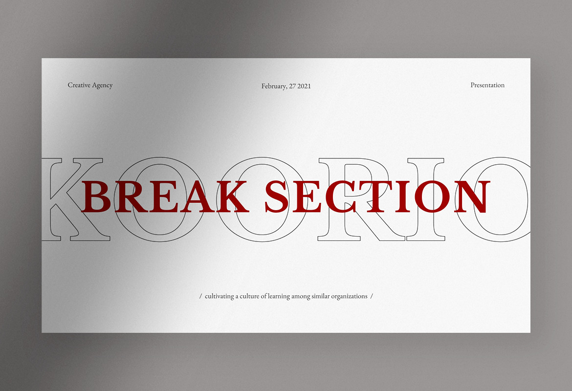 Koorio Creative Agency Presentation Koorio Creative Agency Presentation