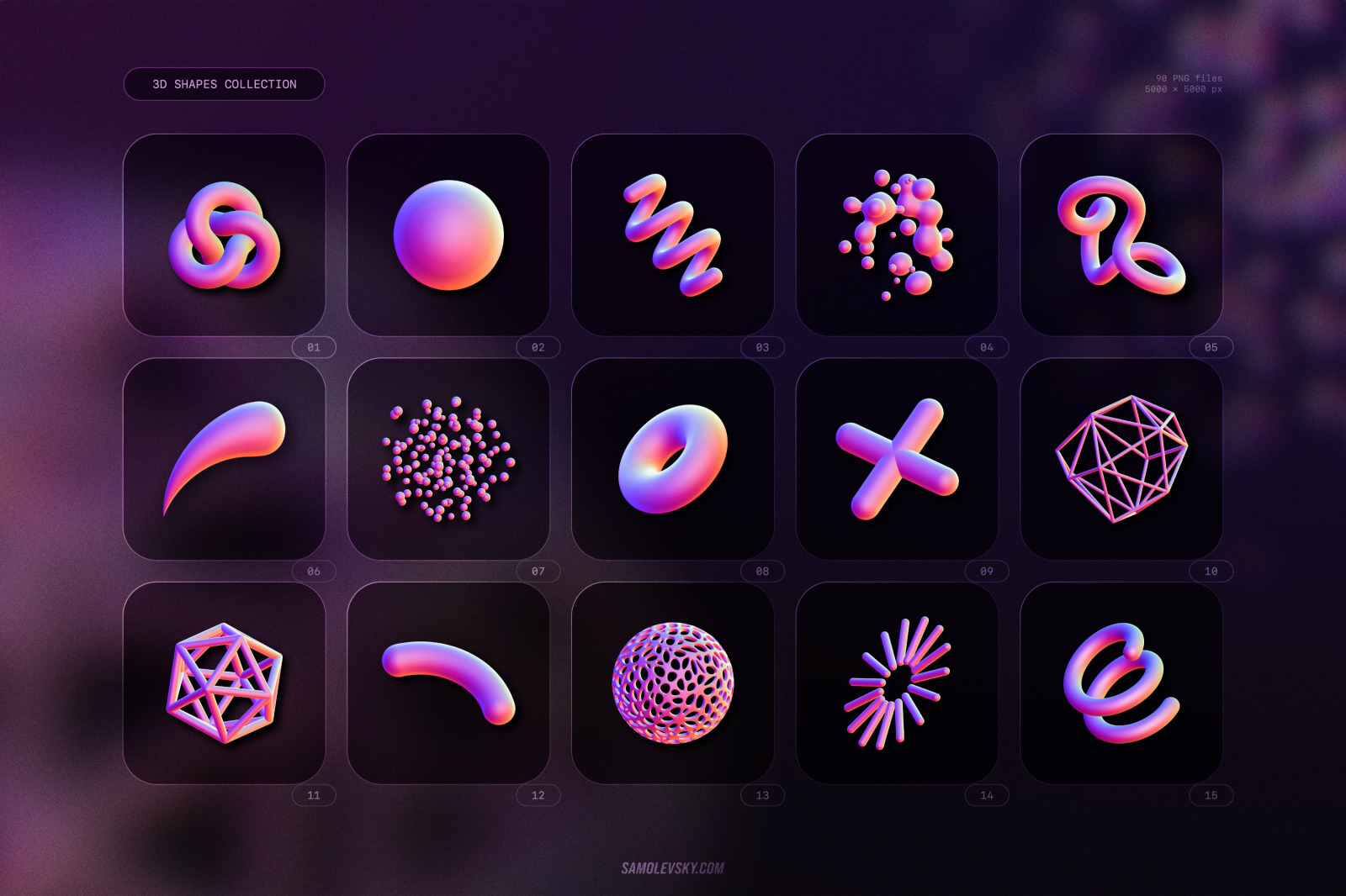 3D Shapes collection 3D Shapes collection