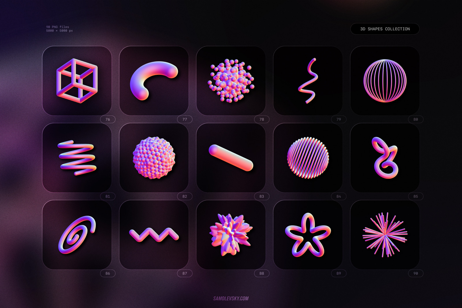 3D Shapes collection 3D Shapes collection
