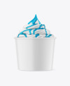 Ice Cream Matte Cup w/ Topping Mockup