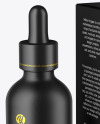 Ceramic Dropper Bottle w/ Paper Box Mockup Ceramic Dropper Bottle w/ Paper Box Mockup