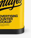 Matte Advertising Counter Mockup