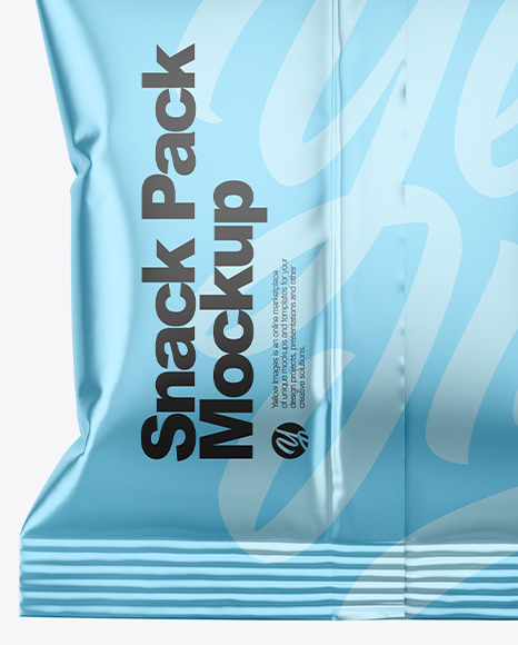 Metallic Snack Pack Mockup