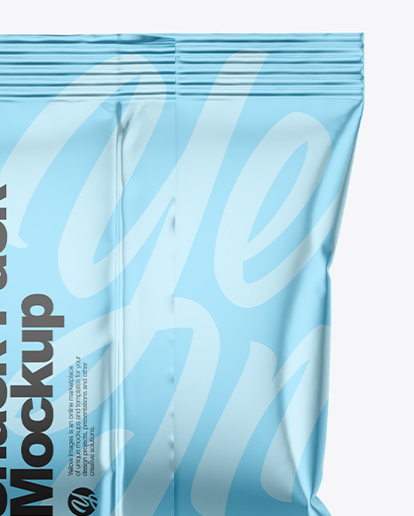 Metallic Snack Pack Mockup