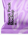 Metallic Snack Pack Mockup