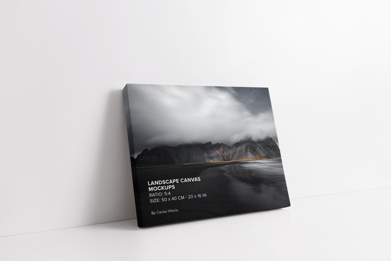 Landscape Canvas Ratio 5x4 Mockups Set Landscape Canvas Ratio 5x4 Mockups Set