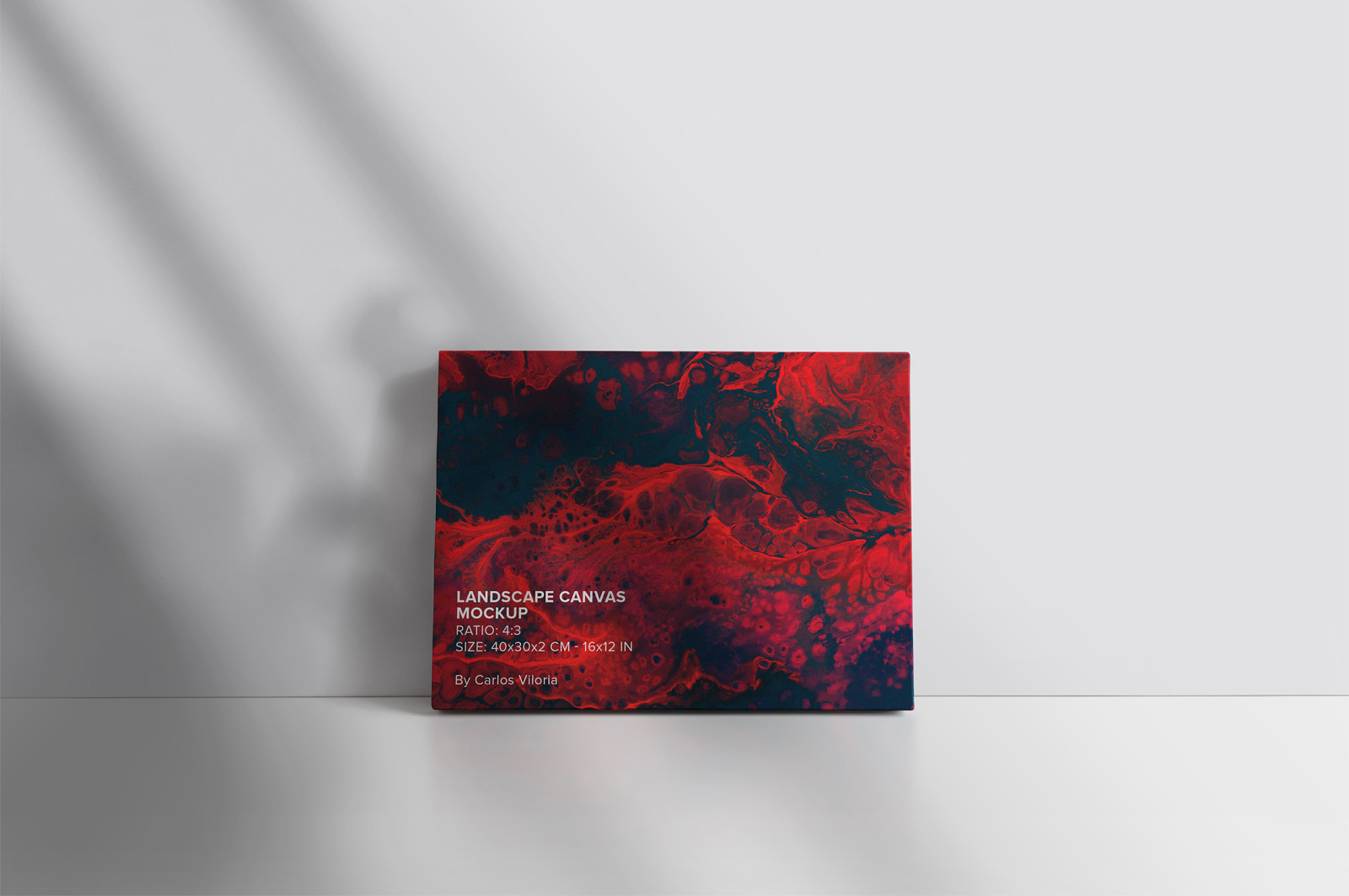 Landscape Canvas Ratio 4x3 Mockups Set