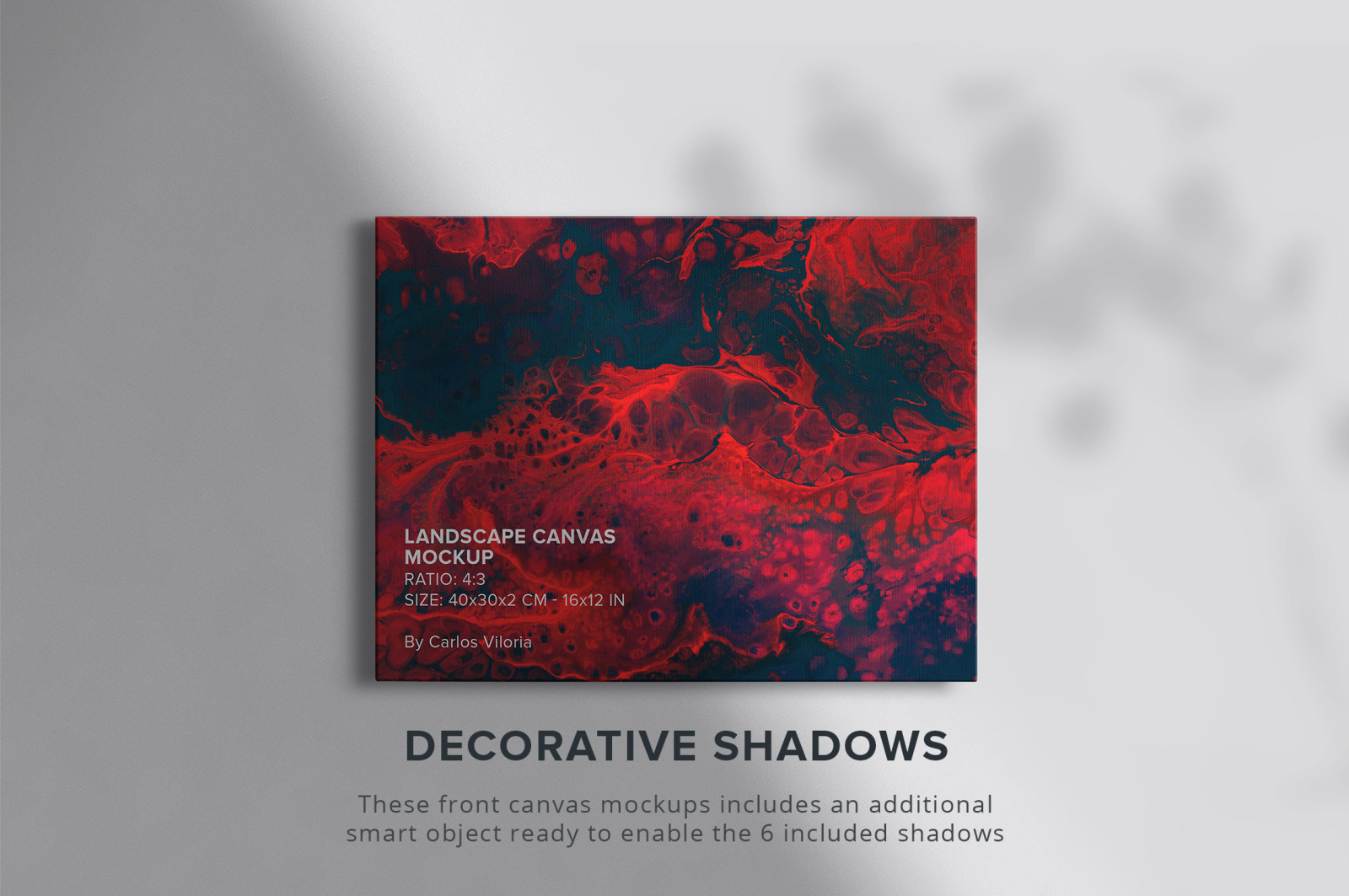 Landscape Canvas Ratio 4x3 Mockups Set Landscape Canvas Ratio 4x3 Mockups Set