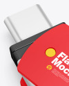 USB Type C Flash Drive Mockup