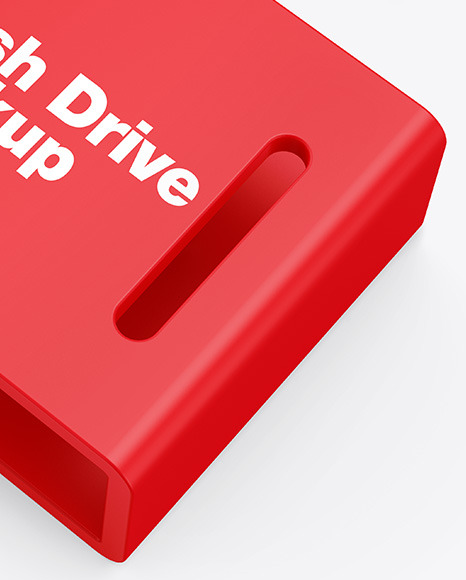 USB Type C Flash Drive Mockup