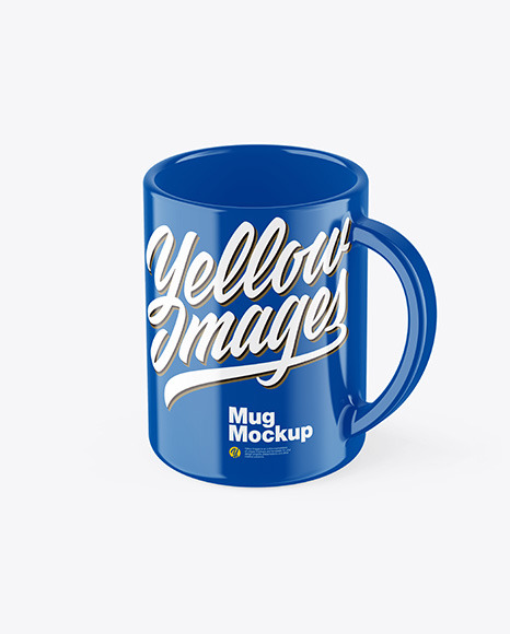 Glossy Mug Mockup