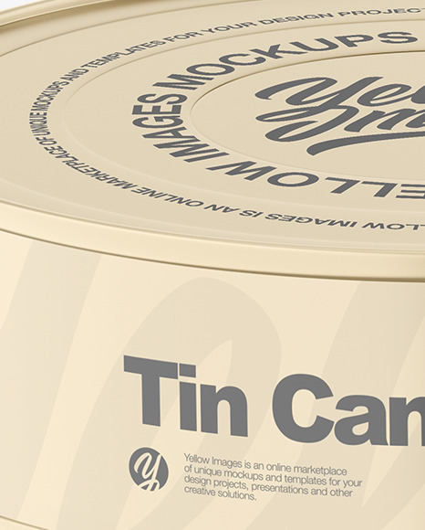 Tin Can Mockup