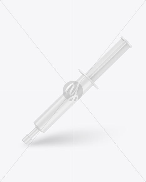 Matte Syringe Mockup