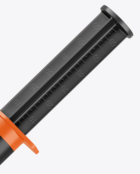 Matte Syringe Mockup