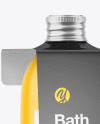 Matte Bottle w/ Glossy Label Mockup