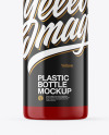 Glossy Cosmetic Bottle with Pump Mockup