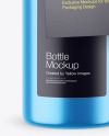 Metallic Bottle w/ Glossy Label Mockup