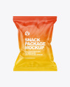 Glossy Snack Package Mockup