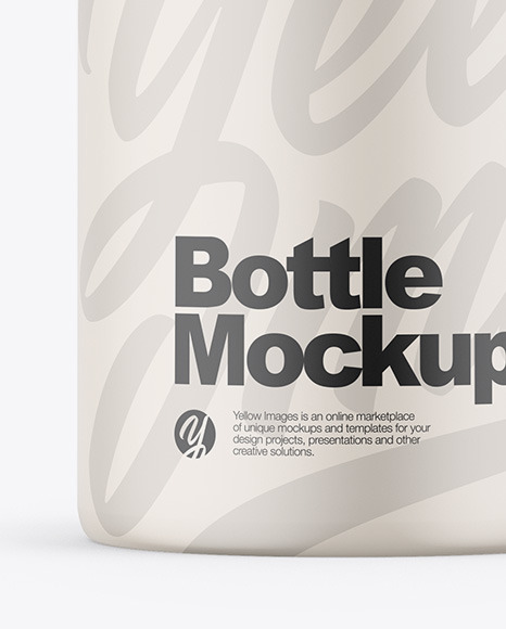 Matte Bottle Mockup
