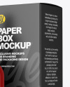 Matte Dropper Bottle w/ Paper Box Mockup Matte Dropper Bottle w/ Paper Box Mockup