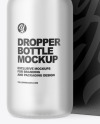 Frosted Glass Dropper Bottle w/ Paper Box Mockup Frosted Glass Dropper Bottle w/ Paper Box Mockup
