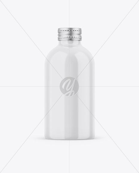 Glossy Bottle Mockup
