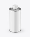 Olive OIl Tin Can w/ Matte Finish Mockup