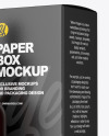 Amber Glass Dropper Bottle w/ Paper Box Mockup Amber Glass Dropper Bottle w/ Paper Box Mockup