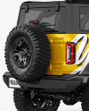 Off-Road SUV Mockup - Back Half Side View