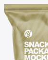 Paper Snack Package Mockup