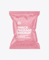 Matte Snack Package Mockup