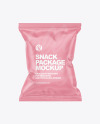 Matte Snack Package Mockup