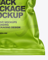 Metallic Snack Package Mockup