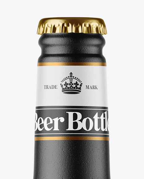 Ceramic Beer Bottle Mockup