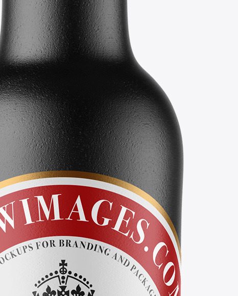 Ceramic Beer Bottle Mockup