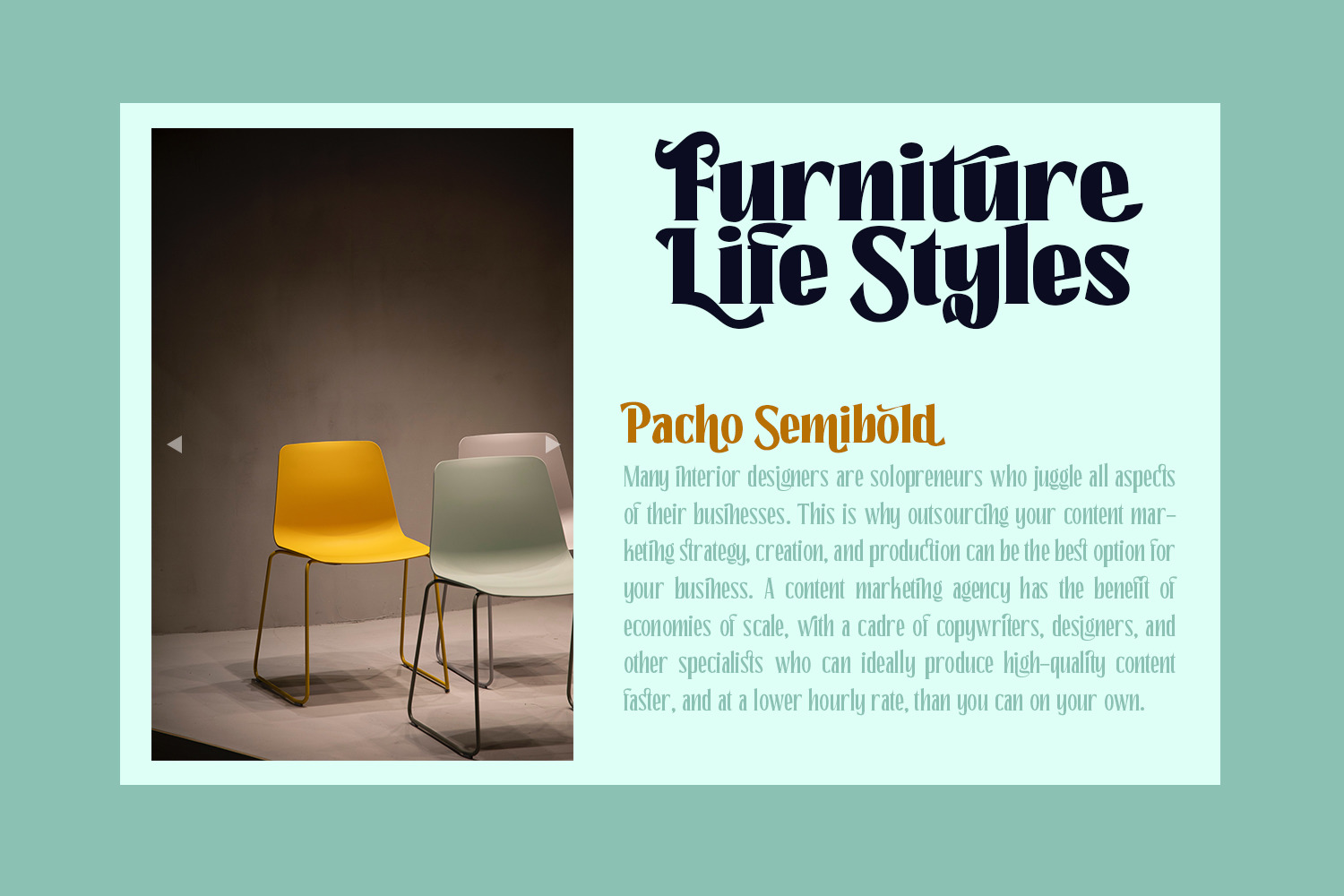 Pacho - Serif Family Pacho - Serif Family