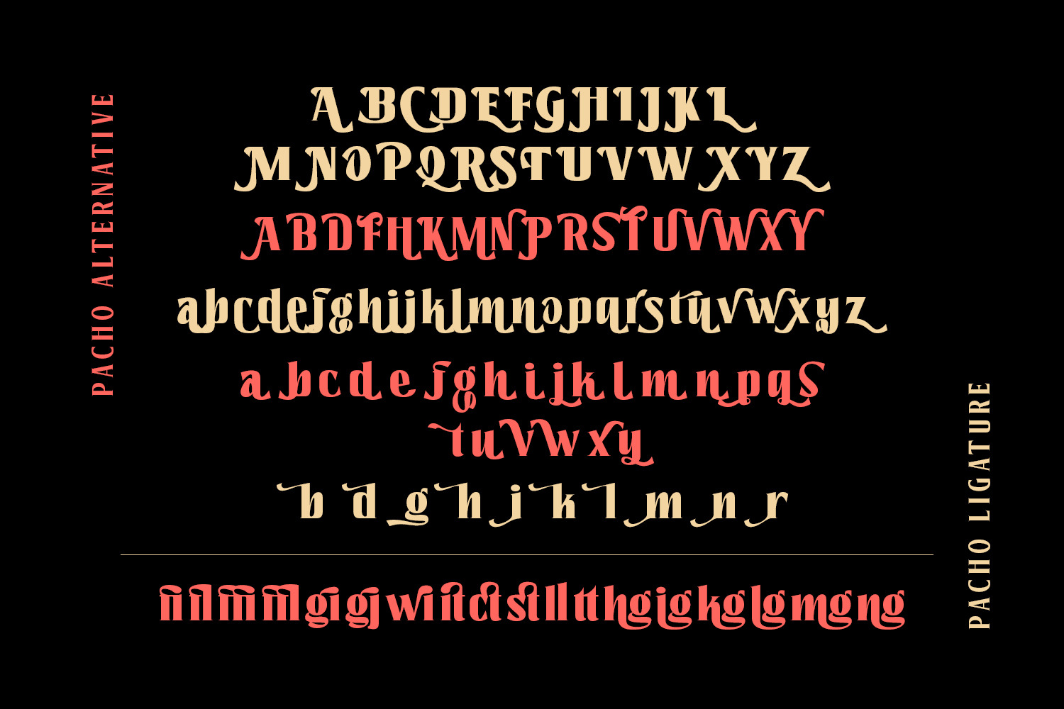 Pacho - Serif Family Pacho - Serif Family
