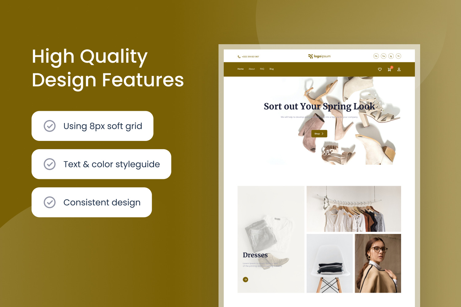 Fashion E-commerce Website Template Fashion E-commerce Website Template