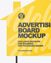 Advertising Board Mockup