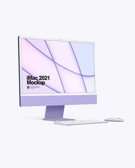 iMac 24” Mockup