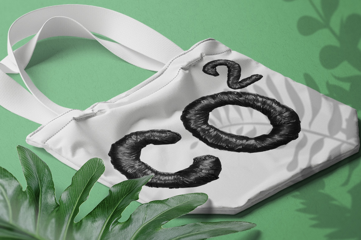 Black Garbage Bag Font Black Garbage Bag Font