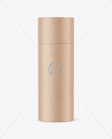 Kraft Paper Tube Mockup