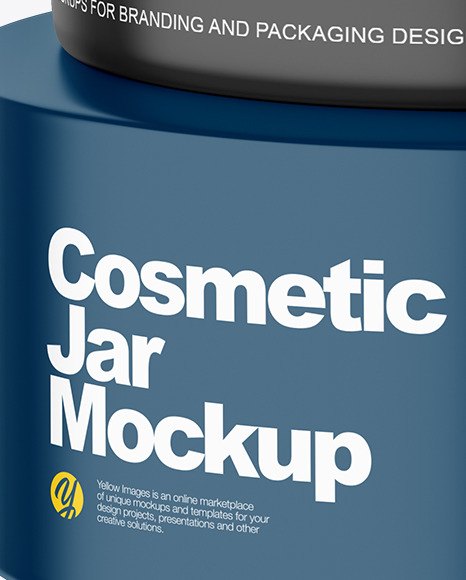 Cosmetic Jar Mockup