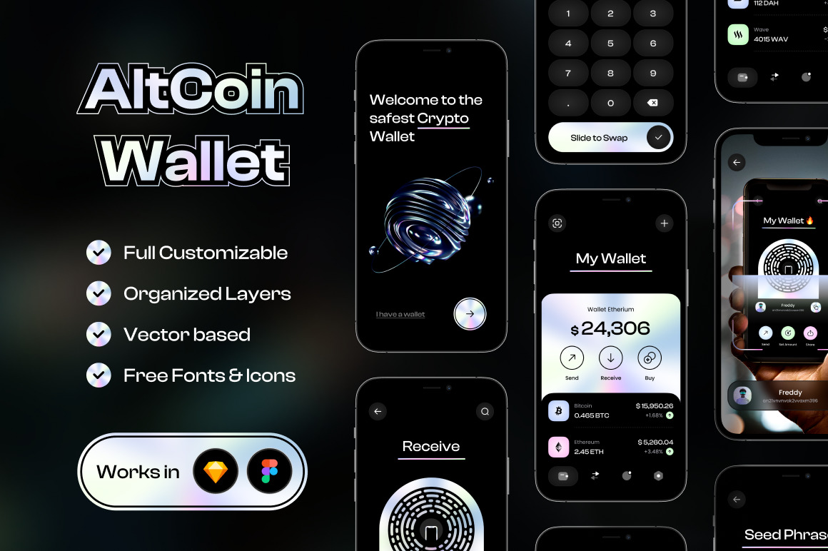 Crypto Wallet UI Kit