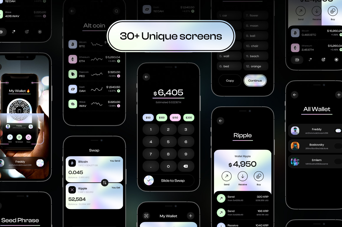 Crypto Wallet UI Kit Crypto Wallet UI Kit