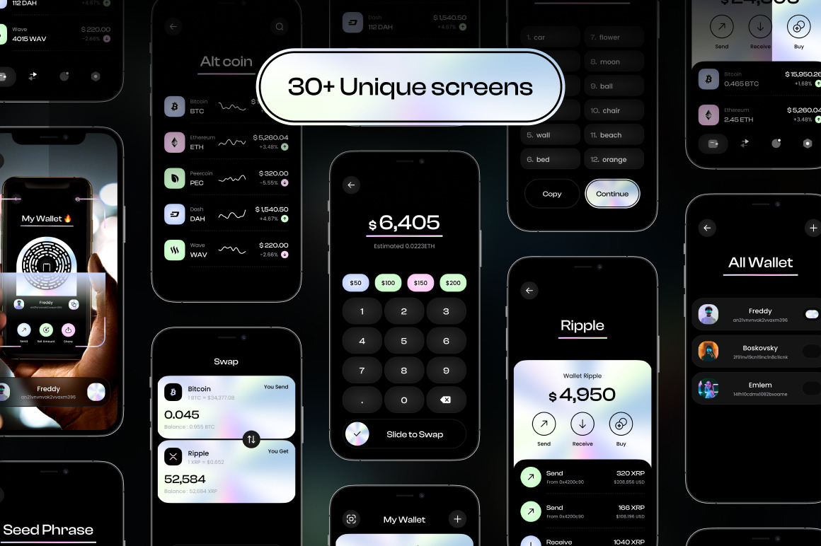 Crypto Wallet UI Kit