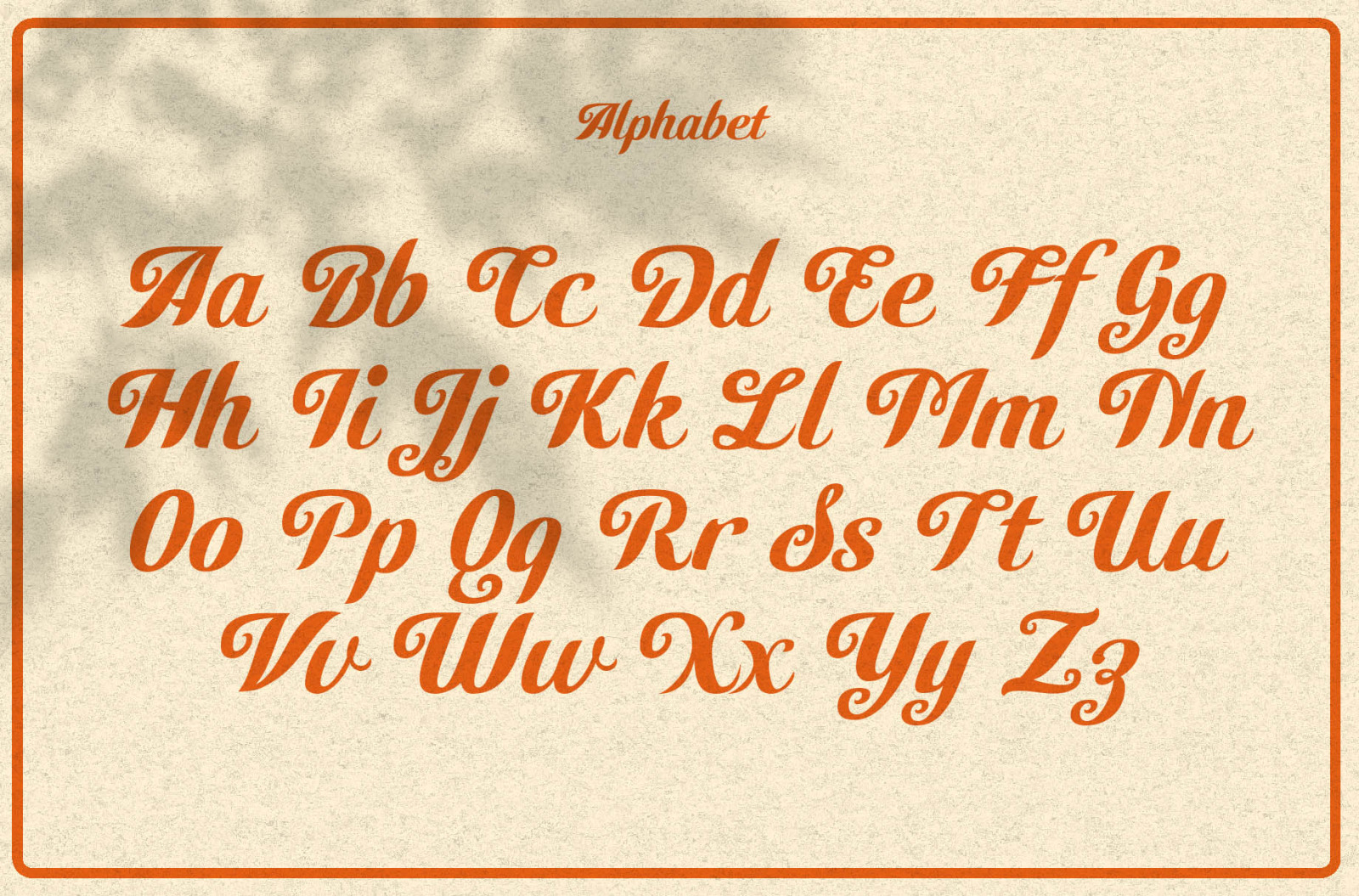 Zicatela font