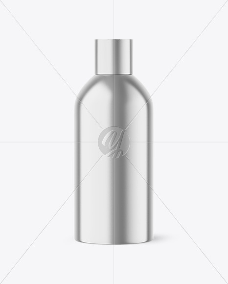 Metallic Cosmetic Bottle Mockup