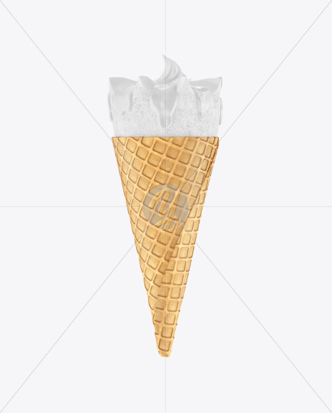 Ice Cream Cone Mockup